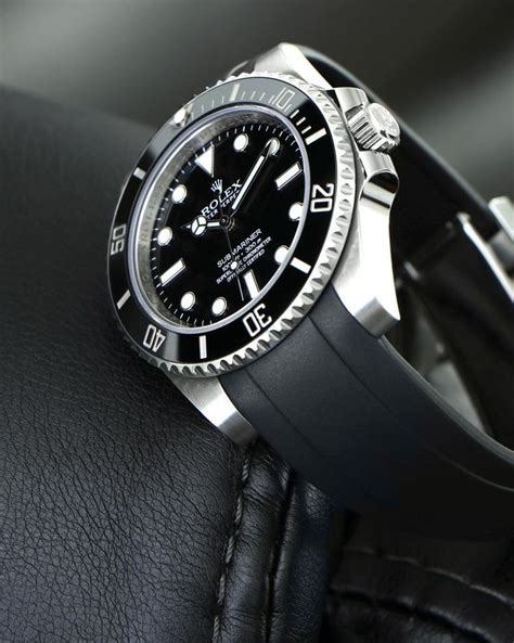 rubber b strap rolex|rubber strap for Rolex submariner.